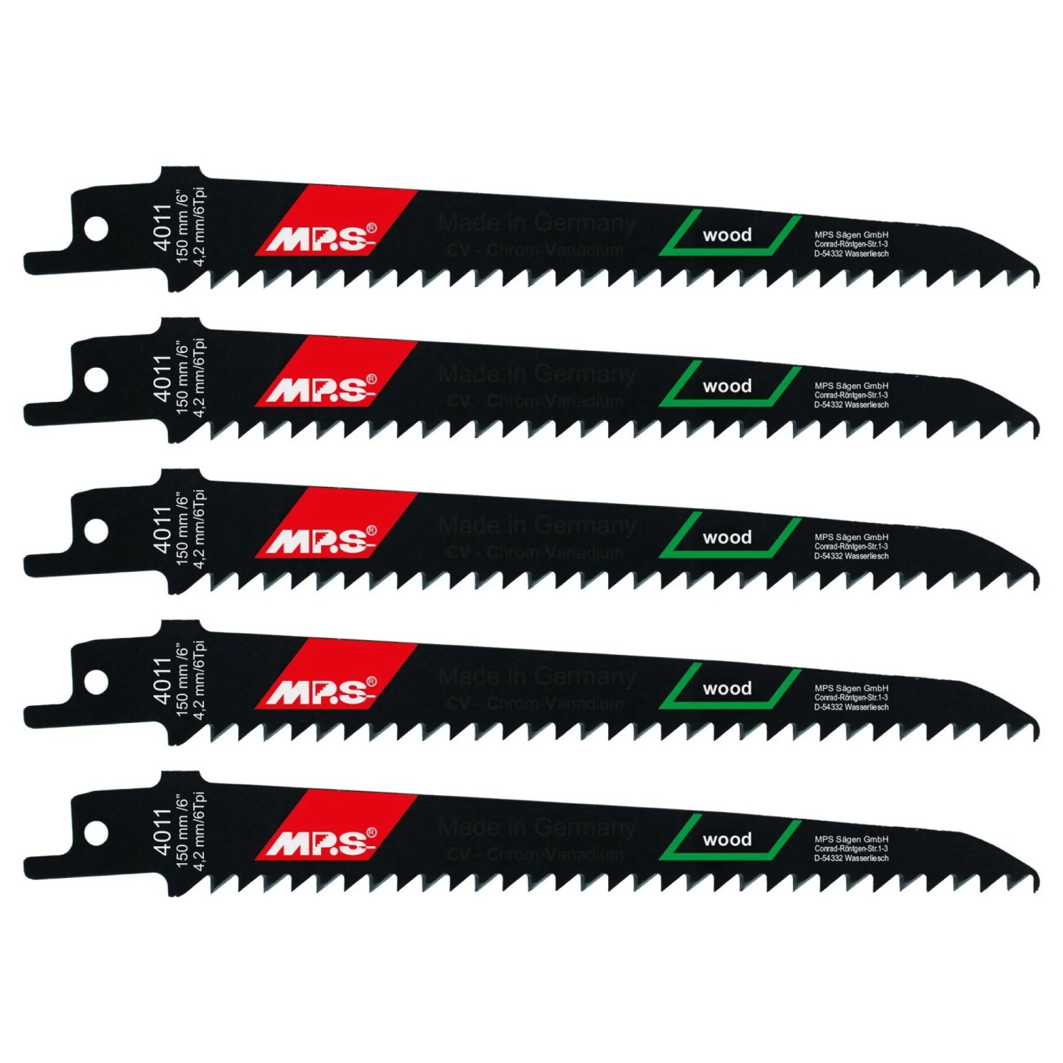 MPS CV-Säbelsägeblatt Für 6-100mm Materialstärke 5 Stück günstig online kaufen