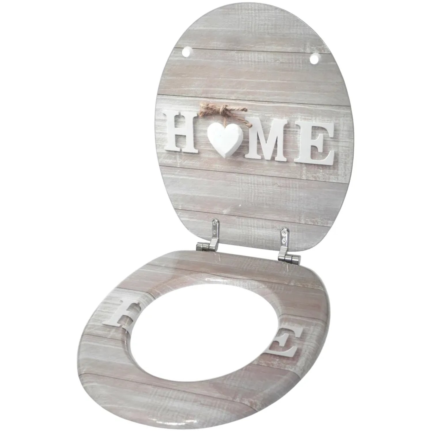 Sanilo WC Sitz Home, Hochwertiger und Stabiler Toilettendeckel aus Holz_5