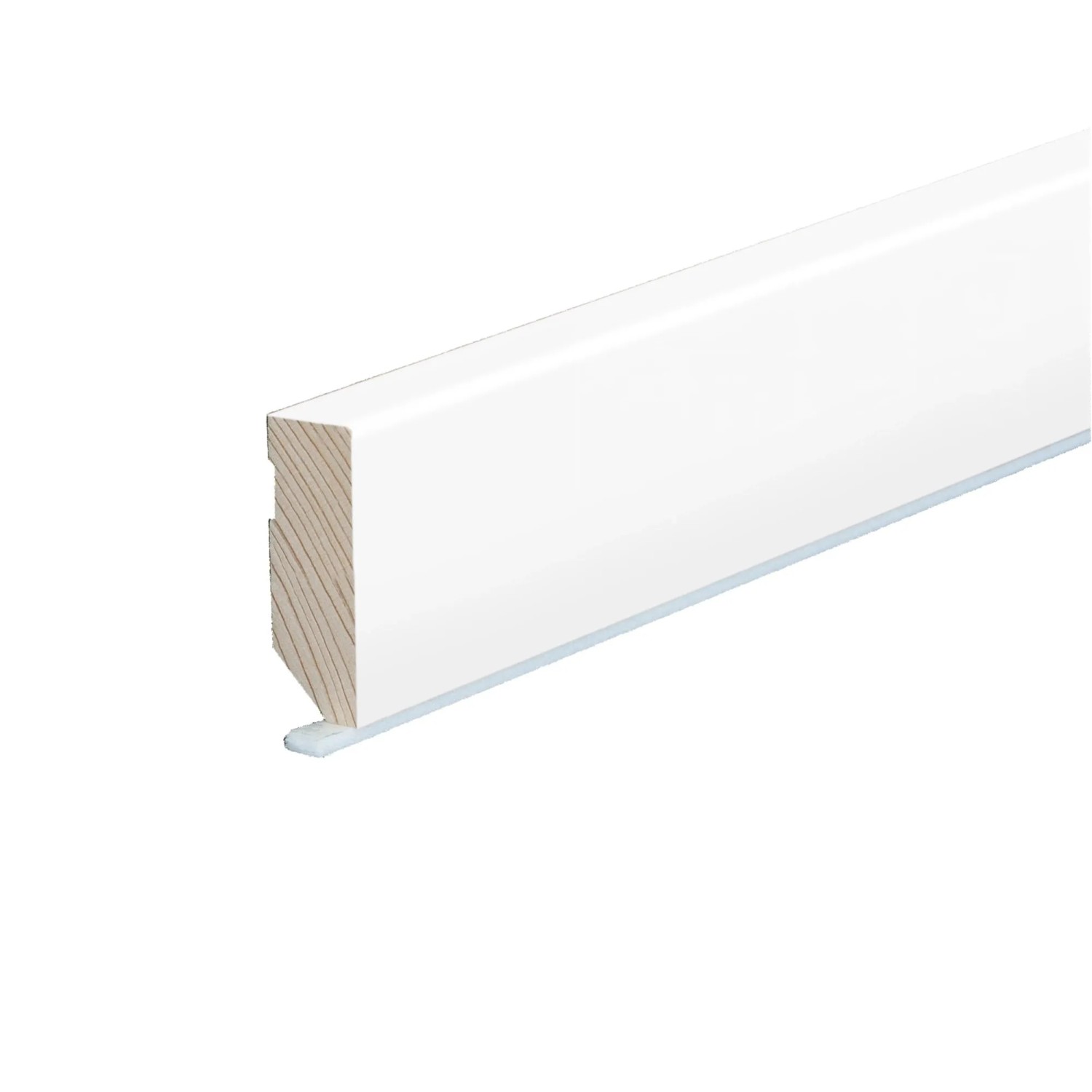 Sockelleiste Topline mit Vito Band 2.400 x 16 x 40 mm Gletscher-Weiß