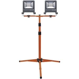 Ledvance LED-Baustrahler Worklight Tripod mit Stativ, 2x50W, kaltweißes Licht.