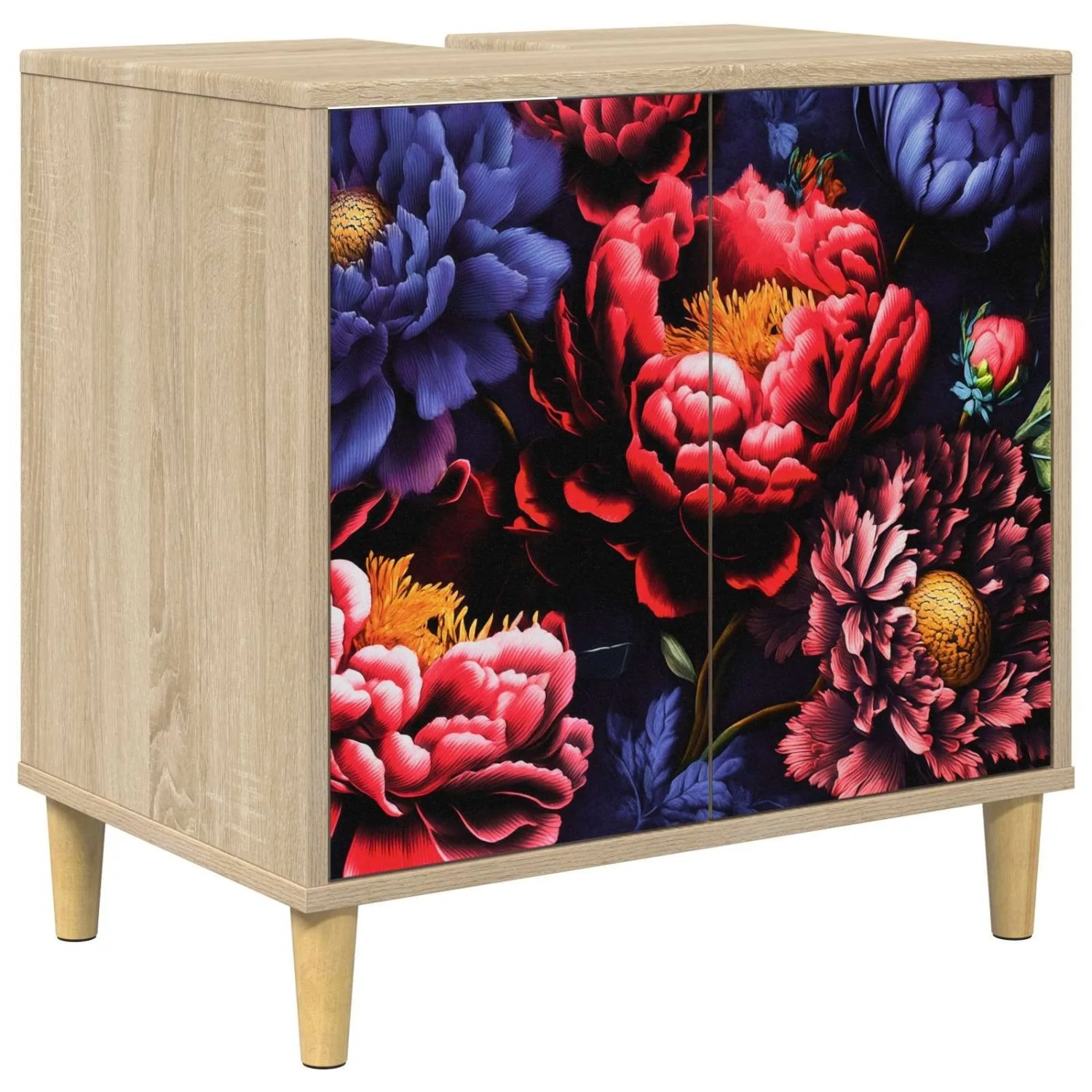 vidaXL Badezimmerschrank KIEL Sonoma 60 x 40 x 60 cm Holzwerkstoff 8007403