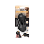Zeus ChewChasers Treat Peanut S, schwarzes Intelligenzspielzeug für Hunde mit Leckerli-Fächern.