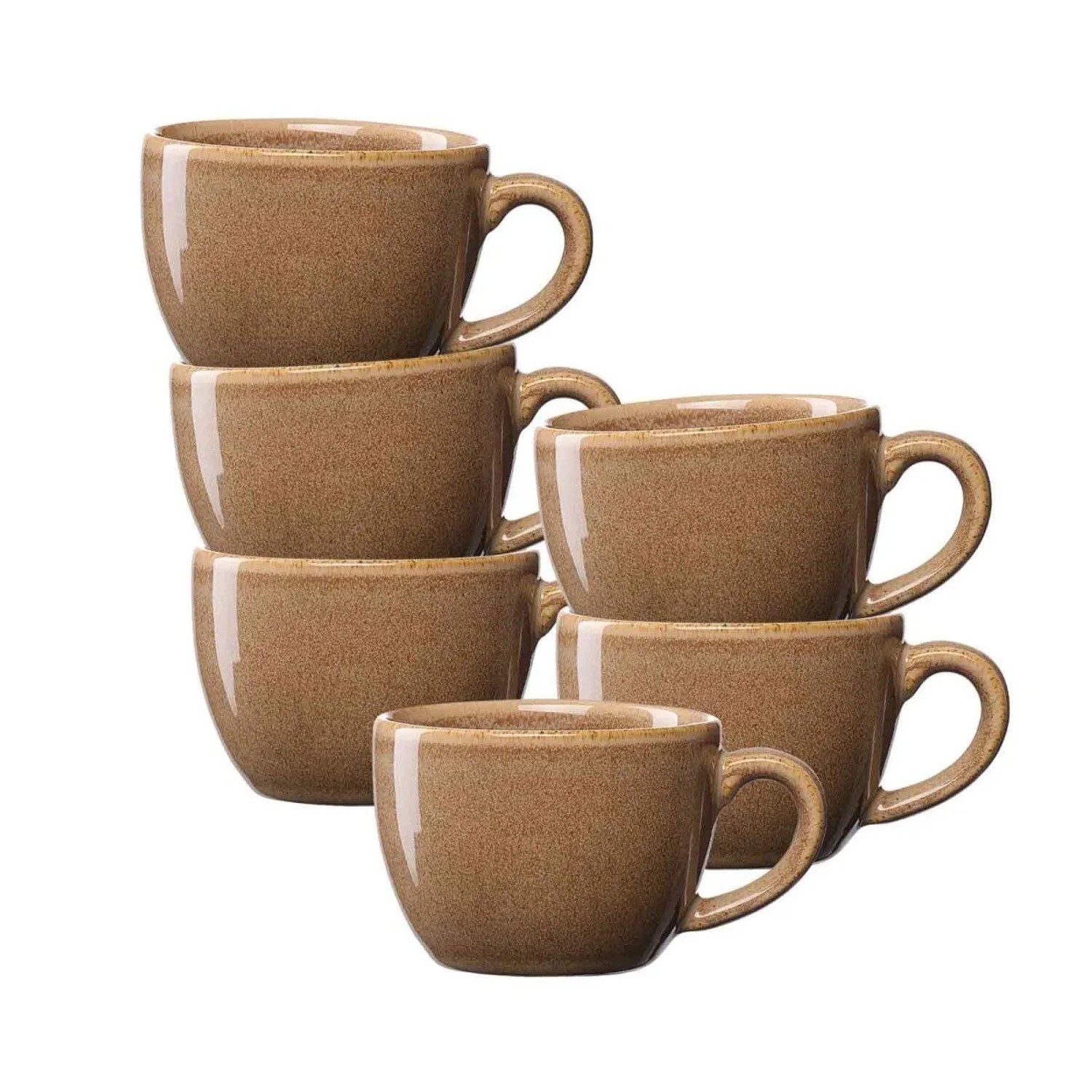 Ritzenhoff & Breker Sahara Kaffeetasse 230 ml 6er Set Hellbraun