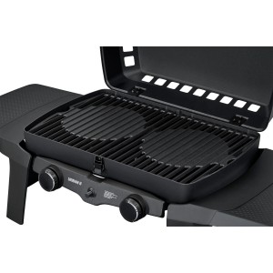 Enders Urban II Caravan Gasgrill 30 mbar mit Alugussgehäuse und zwei Brennern.