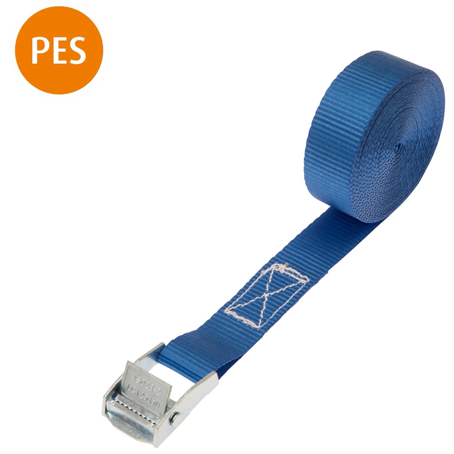 Conacord Spanngurt PES Klemmschloss 25 mm Länge 4,5 m Blau