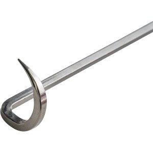 Traeger BBQ Pig Tail Grillwender aus Edelstahl, Detailaufnahme der Spitze.