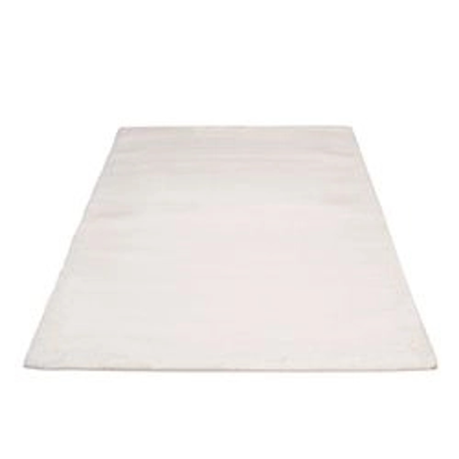 payé Teppich Uni Hochflor Samtweich 80x150 cm Weiss günstig online kaufen