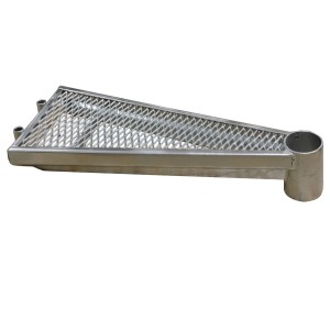 Treba Arizona Stufenerweiterung für Außenspindeltreppe, Streckgitter, Ø 130 cm.