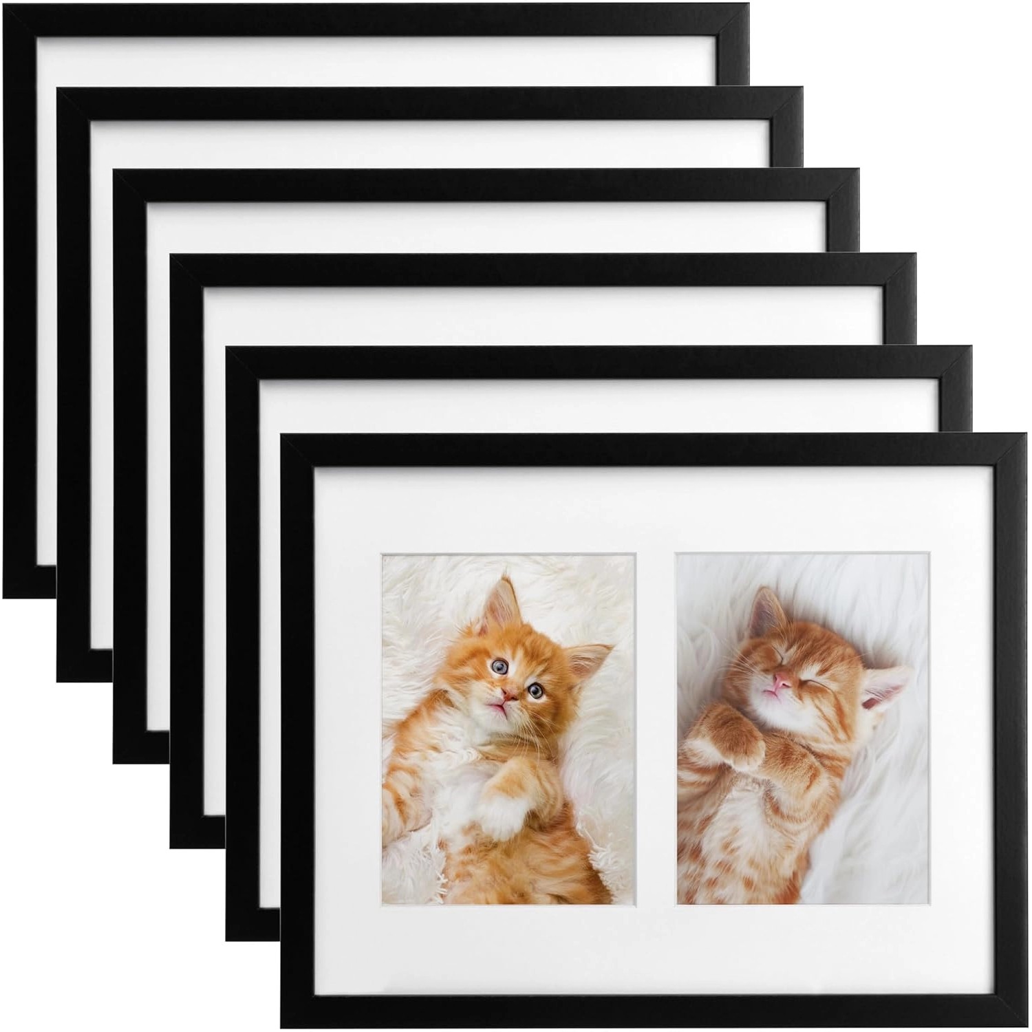 Bomoe Galeria Bilderrahmen 2 Bilder 13x18cm Schwarz 6tlg günstig online kaufen