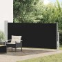 vidaXL Ausziehbare Seitenmarkise, 140x300 cm, Schwarz, für Terrasse & Garten.