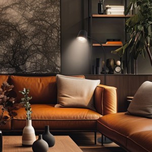 Brilo Akku-Stehleuchte Cielo Dimmbar Touch Schwarz