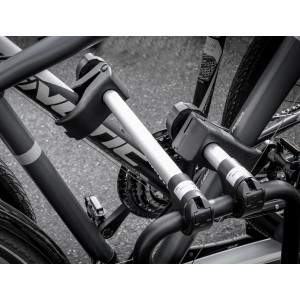 Eufab Rahmenhalter (abnehmbar) zur Befestigung von Fahrrädern auf einem Heckträger.