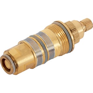 Thermostat Regel-Element 25x25mm aus Messing für Cabras Thermostatarmatur.