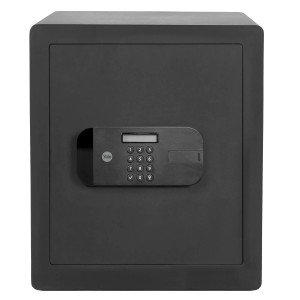 Schwarzer Yale Tresor High Security Safe 38,5 l mit digitalem Code-Schloss.
