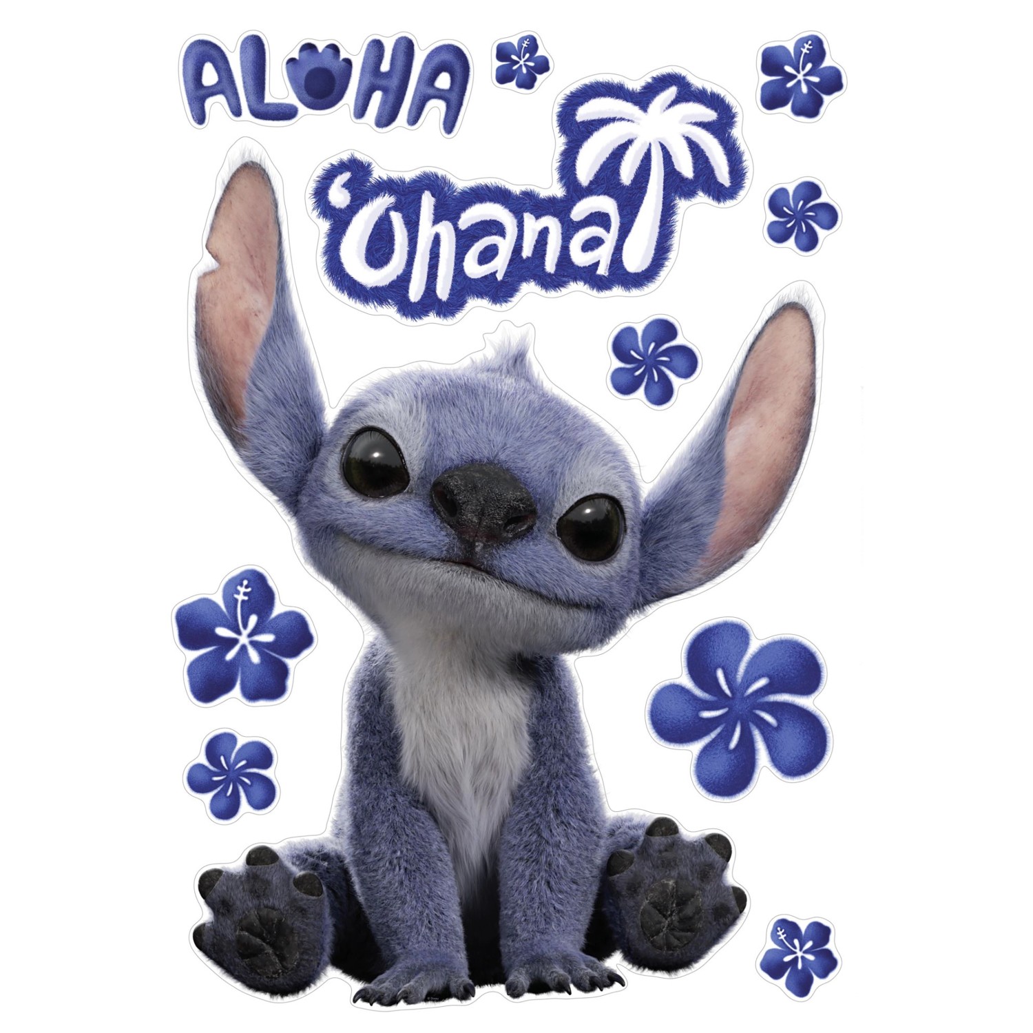 Komar Deko-Sticker Disney Lilo and Stitch Live Action Ohana 50 cm x 70 cm günstig online kaufen