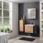 Fackelmann Spiegelschrank B.Perfekt Asteiche 60 cm im Badezimmer.