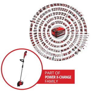 Einhell Akku-Rasenkantenschneider GE-LE 18/190 Li-Solo, Teil der Power X-Change Familie.