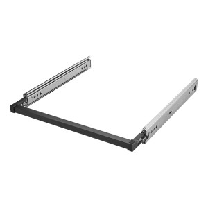 SOTECH VarioSlide Schubladenschienen KV2-100-H53-750 EH 750 mm bis 100 kg Einhandverriegelung Schwarz für Schubladen mit Front bis 900 mm Breite