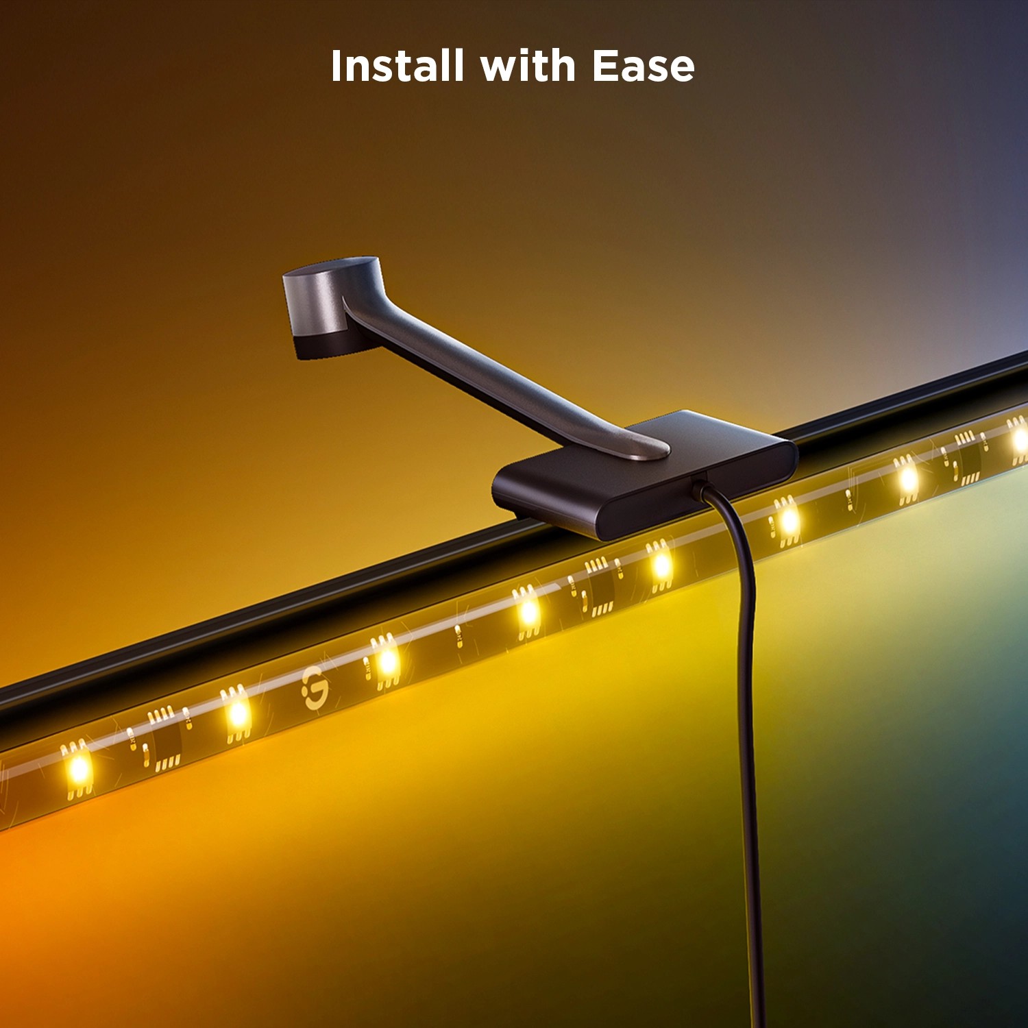 Govee X Netflix TV-Hintergrundbeleuchtung 3S (55~65 Zoll) LED-Streifen mit Kamera zur einfachen Installation.