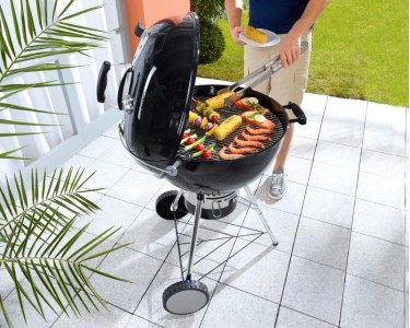 Weber Grillabdeckung 45,7 Cm Für Holzkohlegrills - Mit Aufbewahrungstasche, Beige