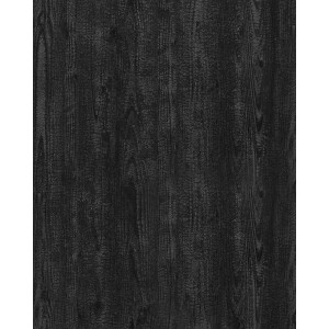 Mattschwarzes Wandpaneel mit Carbonized Wood Nature Holzoptik von WALLFACE.