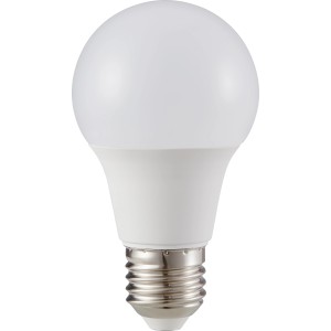 E27 LED Leuchtmittel in Glühlampenform, 8,5 W, neutralweißes Licht.