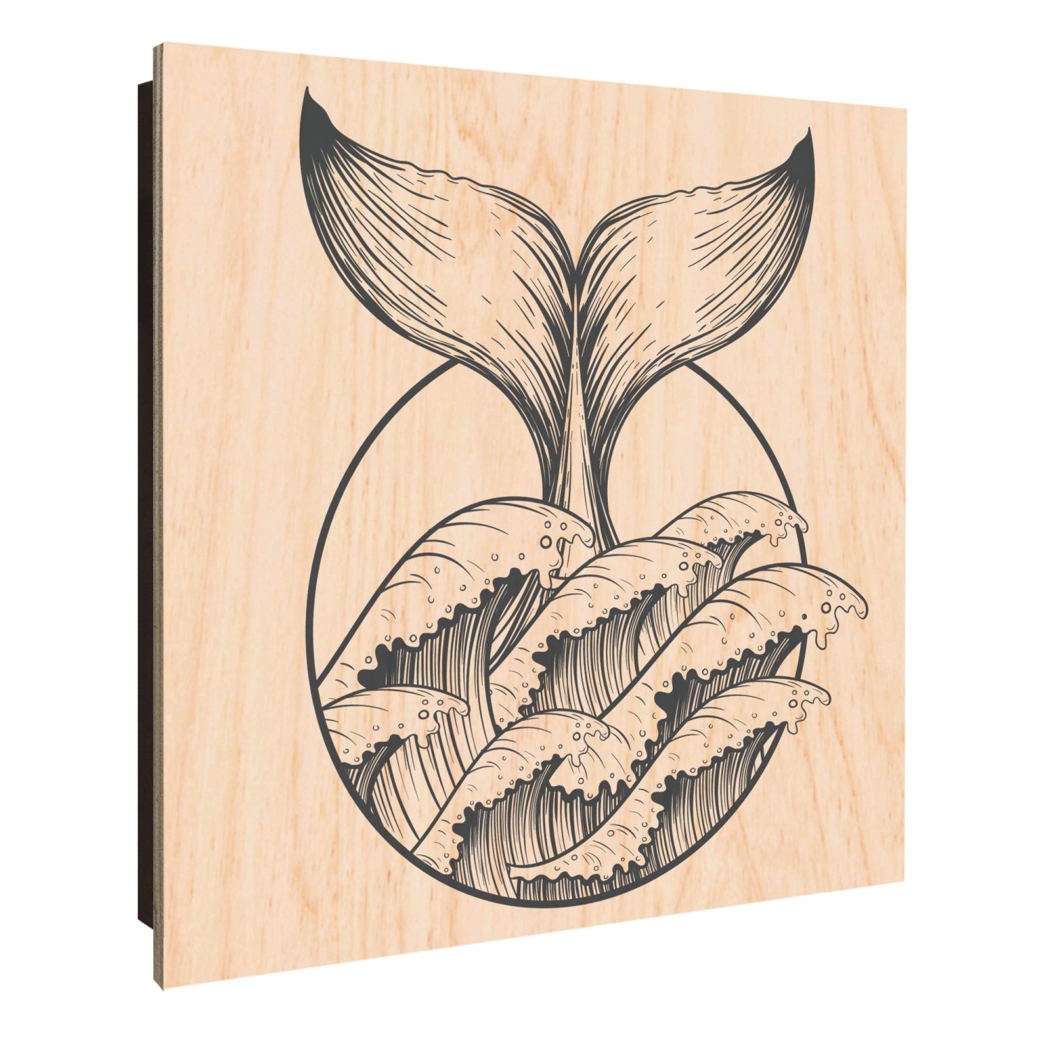 Banjado Großer Schlüsselkasten Holz 30x30cm Schwarz Scharnier Links 50 Hake günstig online kaufen