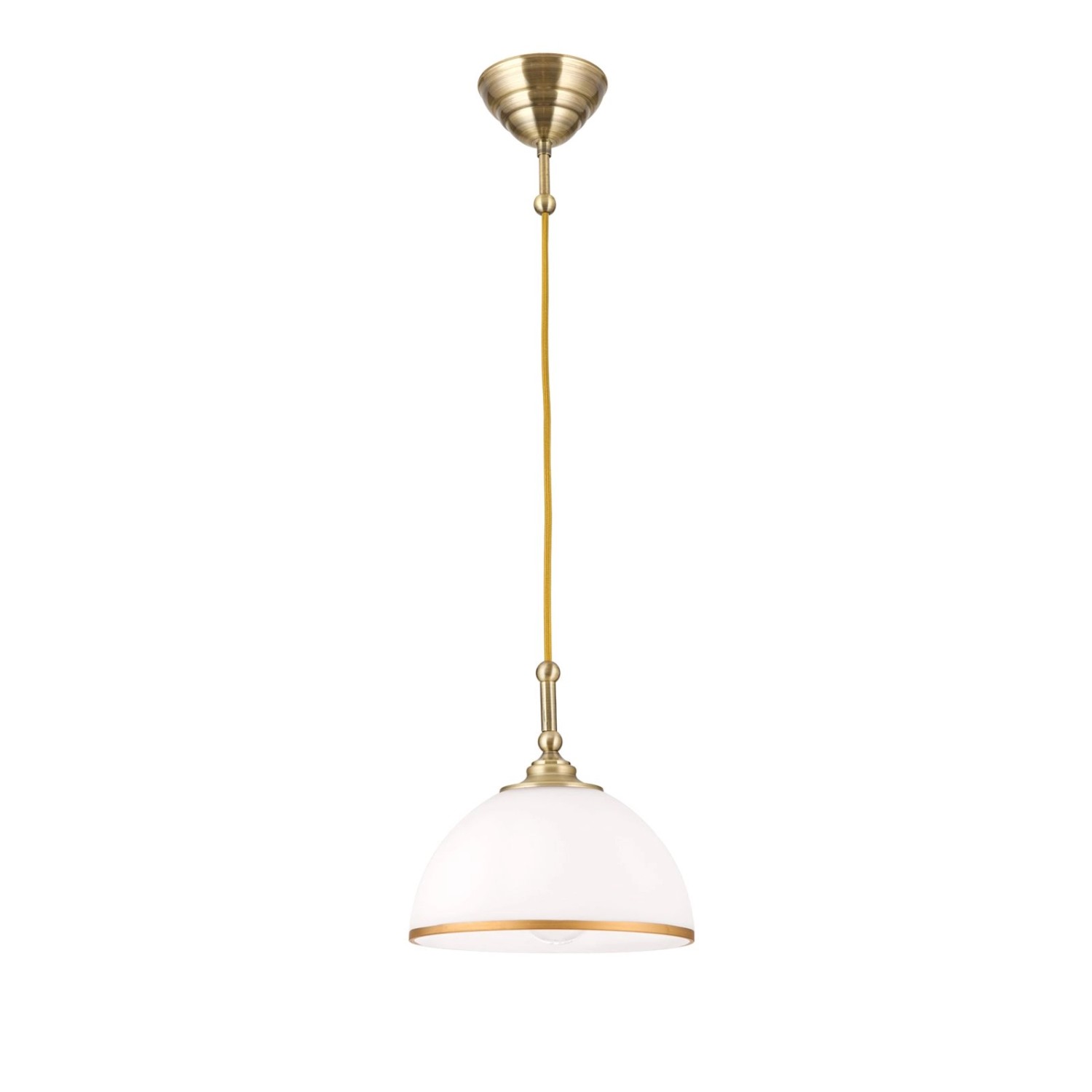 Orion Leuchten Hängeleuchte Old Style Ø 22 cm Antik Milchglas günstig online kaufen