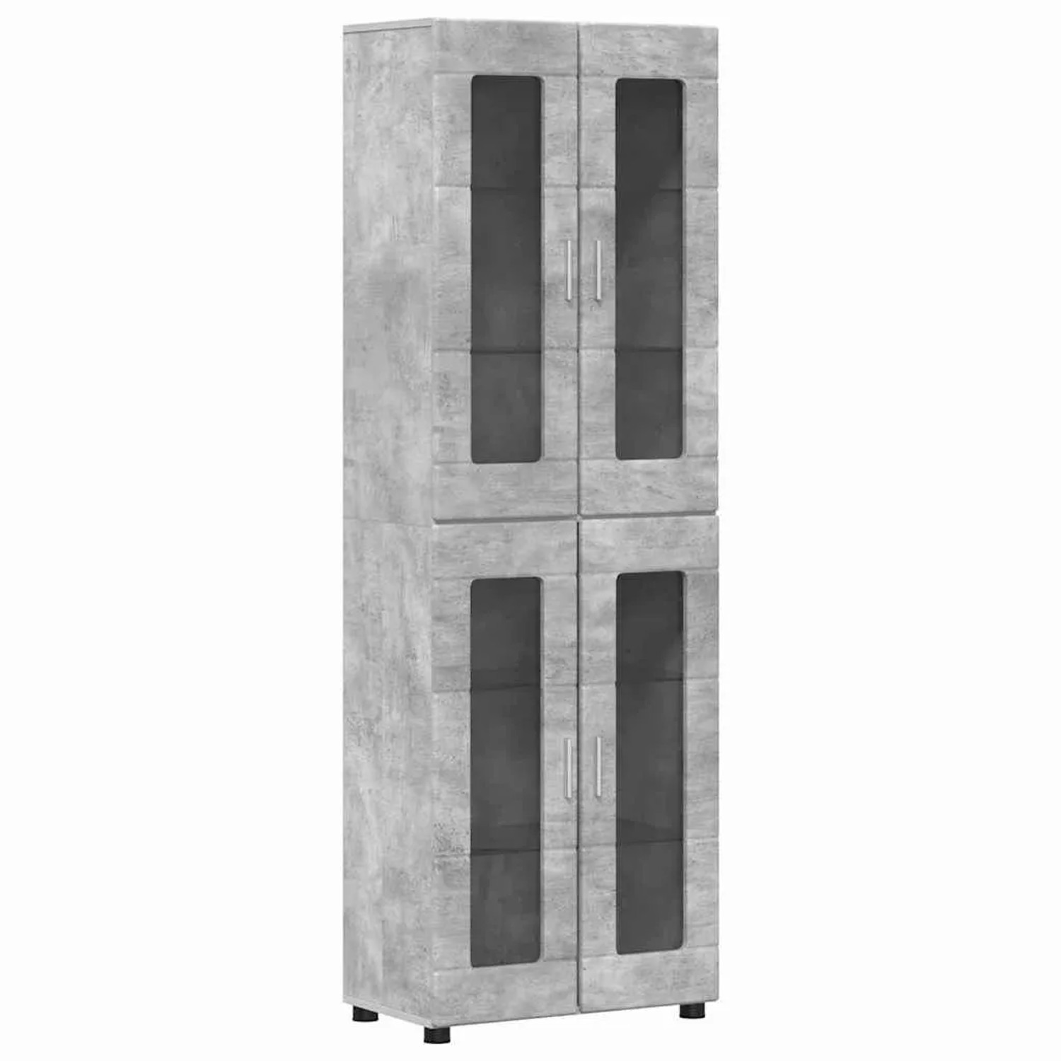 vidaXL Highboard FLORIN Beton Grau 60 x 35 x 182 cm Holzwerkstoff 3397907