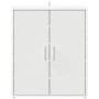 vidaXL Schuhschrank Weiß 60x35x70 cm Holzwerkstoff 808918_5