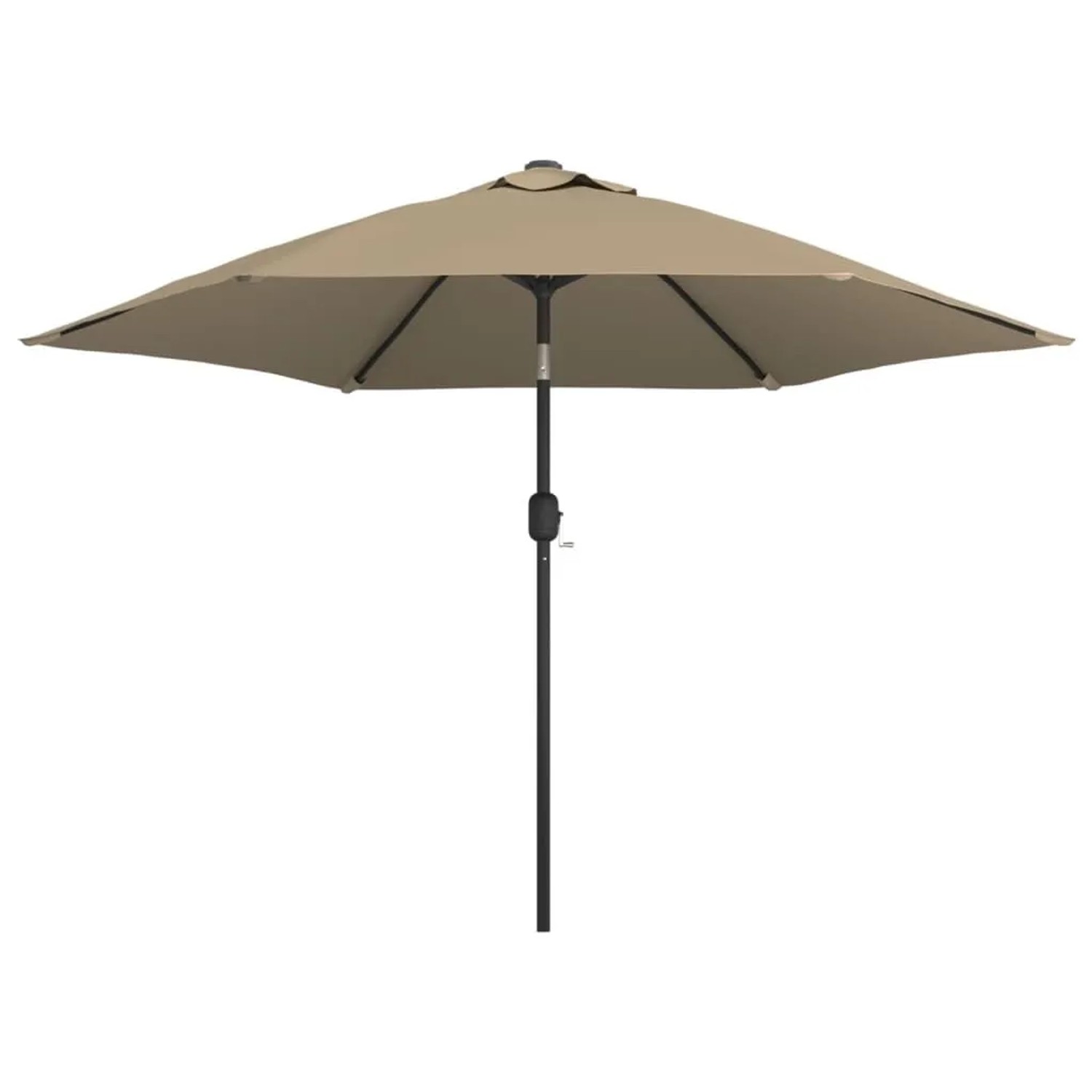 vidaXL Sonnenschirm mit Metall-Mast 300 cm Taupe 44500