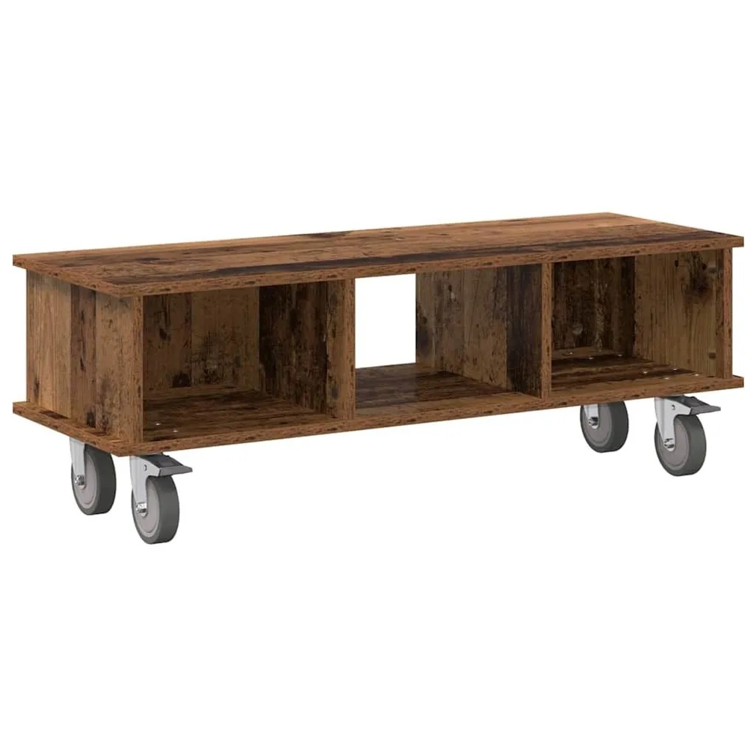 vidaXL TV-Ständer Altholz 100 x 35 x 35 cm Holzwerkstoff 891038