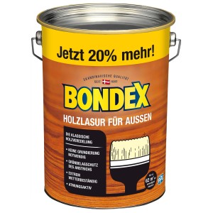 Dose Bondex Holzlasur Mahagoni, seidenglänzend, für Außenanwendung.