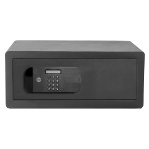 Schwarzer Yale Tresor High Security Safe Laptop 26,9 l mit Zahlencode.