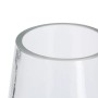 Relaxdays Tischvase Glas Transparent Schlicht 21,5 cm x ø 10 cm 0,6 kg_5