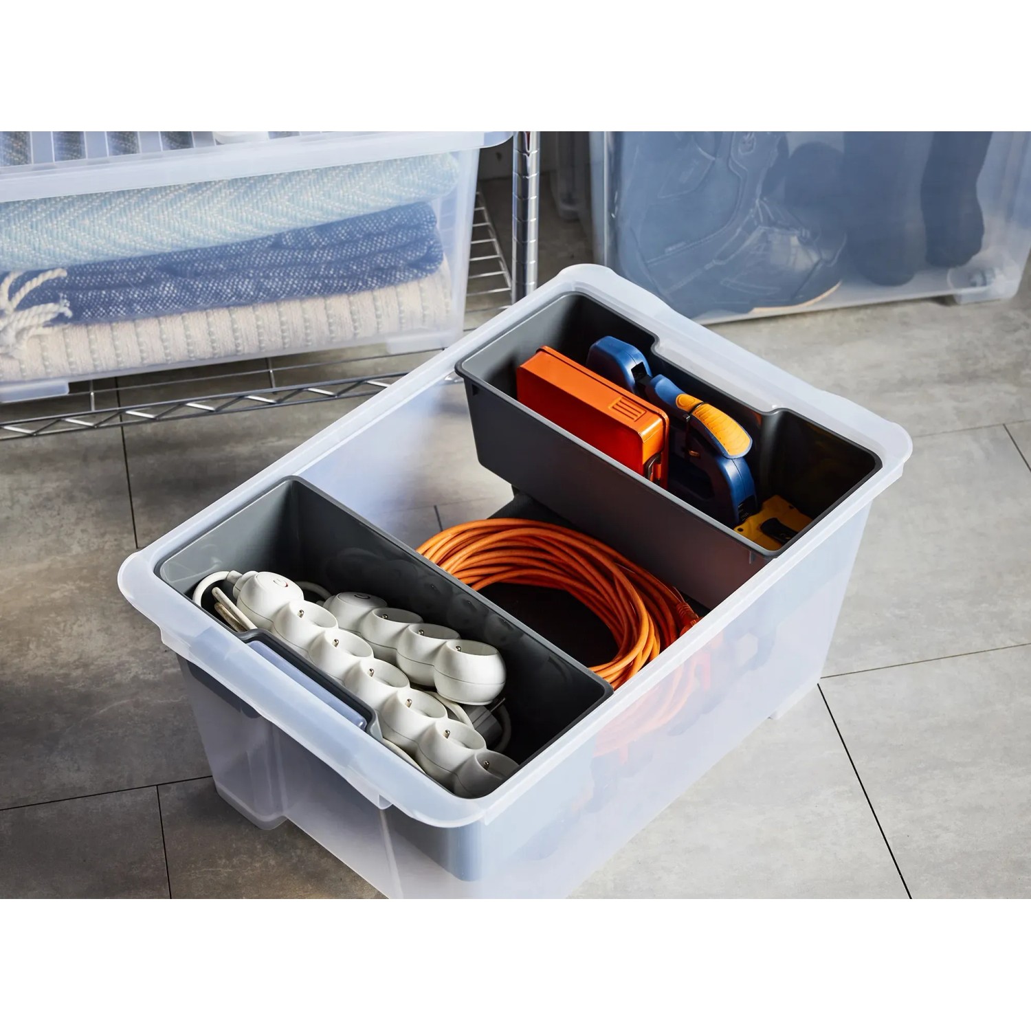 Rotho Korb Evo für 65 l Boxen Anthrazit kaufen bei OBI