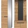 Inn.Furn Garderoben-Set 3-teilig in Eiche und Grau 160 cm Cooper_8