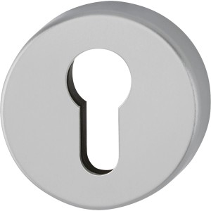 AnsaPro Rosette Trave Alu für Profilzylinder-Schloss, Türbeschlag