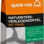 Quick-Mix Naturstein-Verlegemörtel mit Trass, 10 kg Sack für Natursteine und -platten.