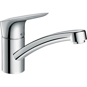 Hansgrohe Logis 120 Niederdruck Küchenarmatur, Chrom, für offene Warmwasserbereiter.