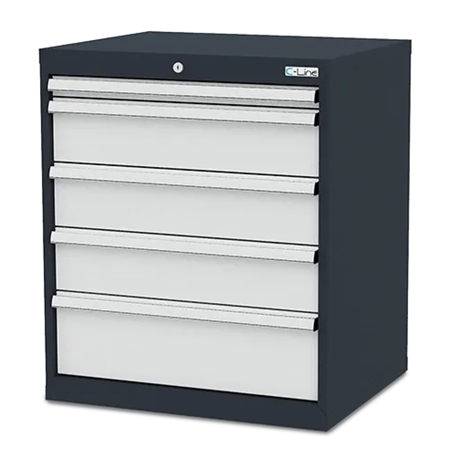 Simplaflex Schubladenschrank mit 5 Schubladen BxTxH 700 x 575 x 820 mm