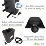 Zubehör für Juskys SpaLuxe Aufblasbarer Whirlpool: Filterkartuschen, Pumpe mit Spritzschutz, Abdeckung. Einfache Reinigung & Sicherheit.