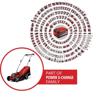 Einhell Akku-Rasenmäher GE-CM 18/33 Li mit Akku und Ladegerät, Teil der Power X-Change Familie.