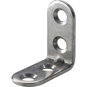 Hettich Stuhlwinkel, 30x30x15 mm, Edelstahl matt, 4er-Set, Verbindungswinkel zum Anschrauben.