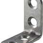 Hettich Stuhlwinkel, 30x30x15 mm, Edelstahl matt, 4er-Set, Verbindungswinkel zum Anschrauben.