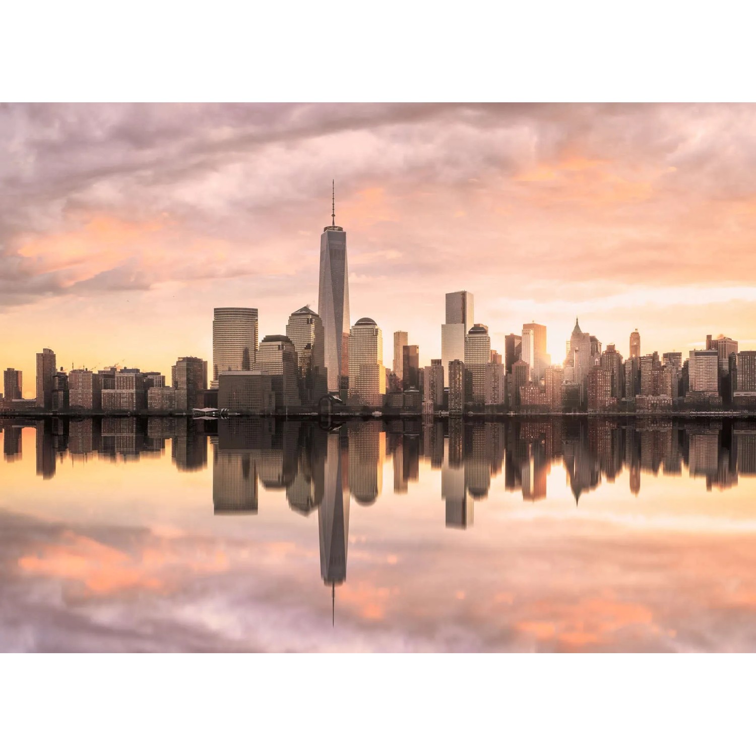 living walls Fototapete Designwalls Skyline New York 2, glatt, (5 St)