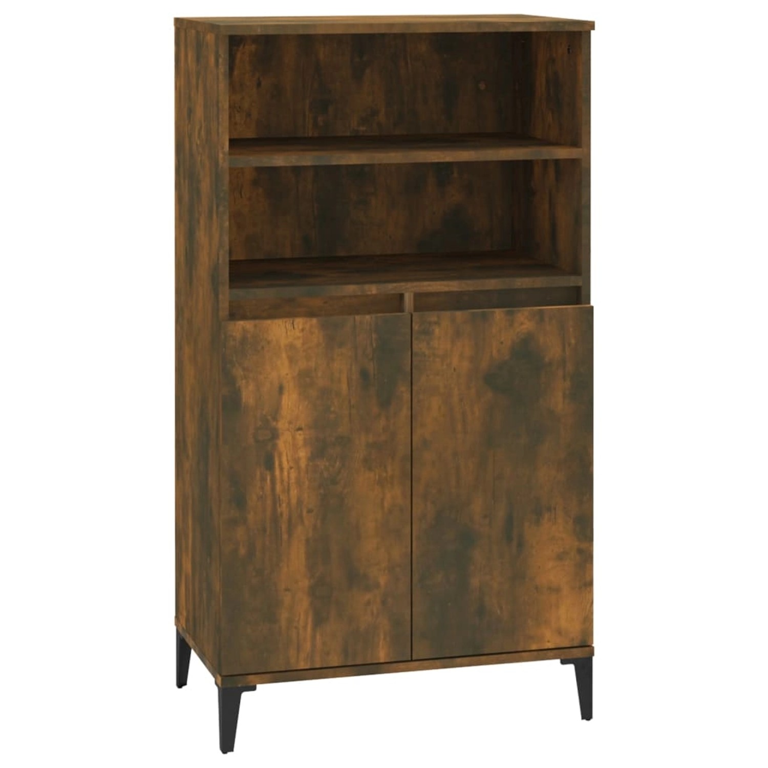 vidaXL Highboard Räuchereiche 60x36x110 cm Holzwerkstoff 821233