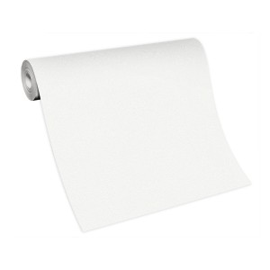 Rolle Bricoflor Vliestapete, weiß, überstreichbar, mit leichter Struktur. Ideal für den Flur.