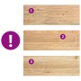 vidaXL Treppenstufen 8 Stk Unbehandelt 70x25x2 cm Massivholz Eiche 3282905_7