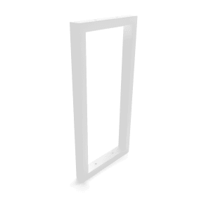 HEVVA Waschtischhalterung REUSS 20 cm Tief 1 Halter Weiß